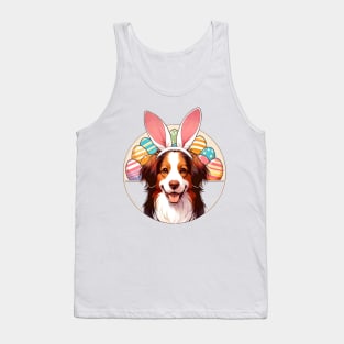 Nederlandse Kooikerhondje's Easter Fun with Bunny Ears Tank Top